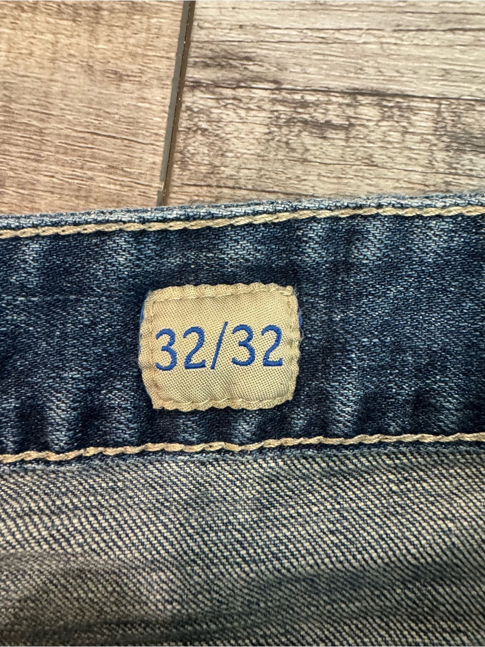 Men's Skinny/Strt Distressed Blue Paint-Detail Jeans Sz 32 - Picture 9 of 11